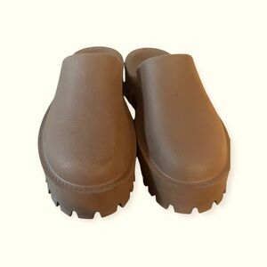 Jeffrey Campbell‎ Clogs Platform Mule Clogge Chunky Tread Brown EU 41 US 10 Shoe